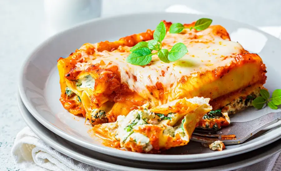 spinach and artichoke lasagna
