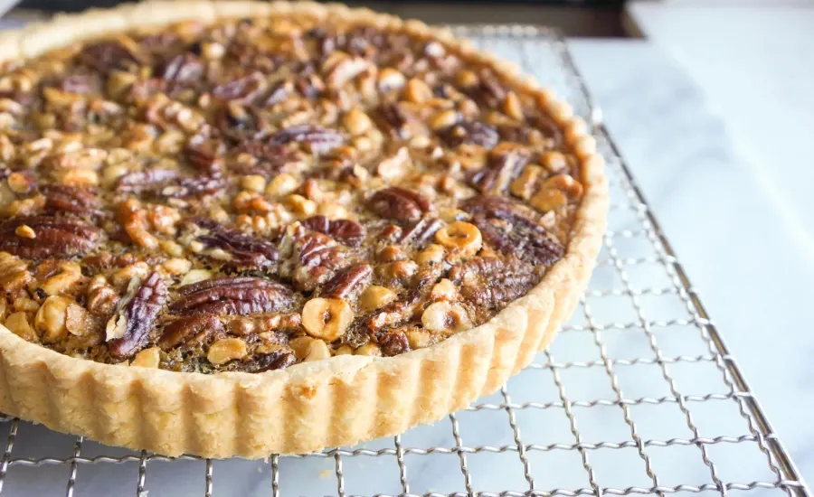 maple walnut tart