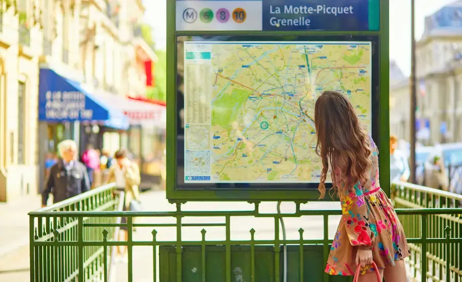 french woman at work