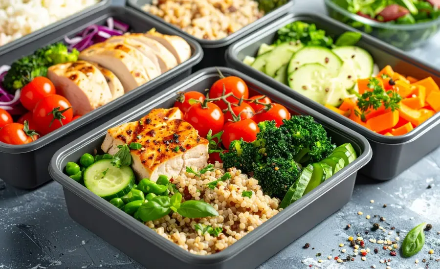 quick meal for busy woman