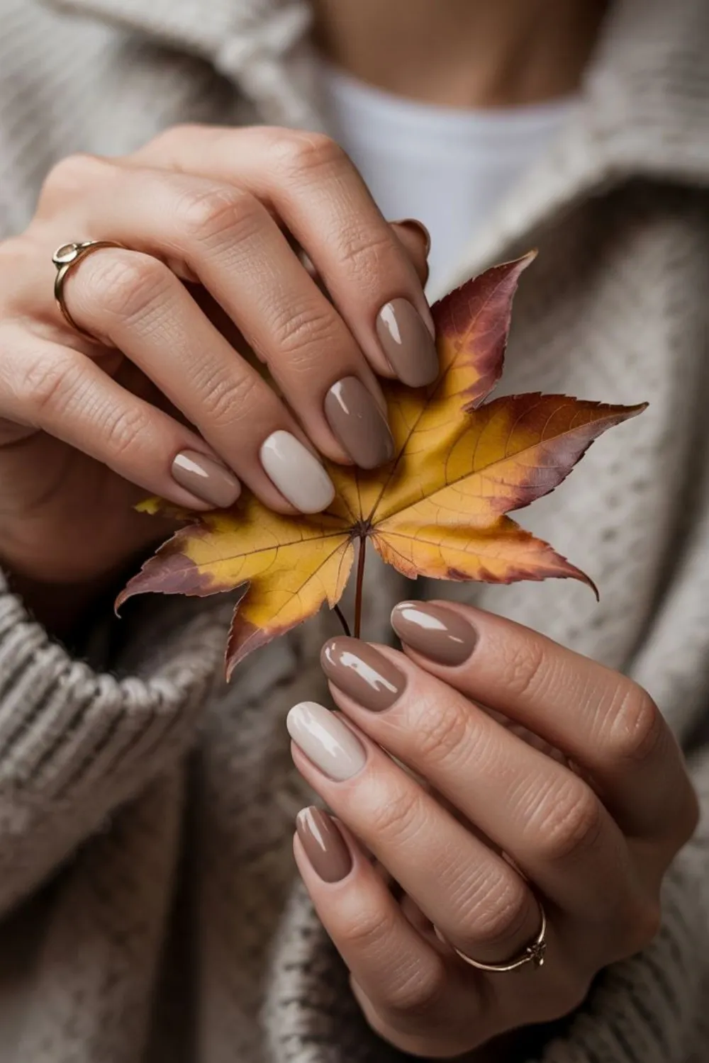 minimal fall nail ideas