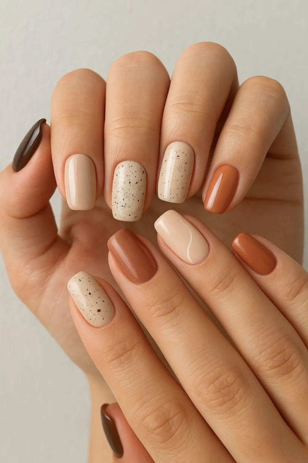 minimal fall nail ideas