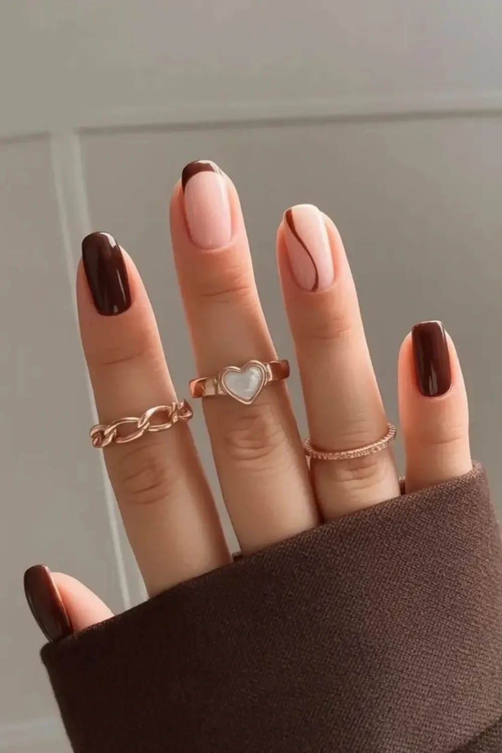 minimal fall nail ideas