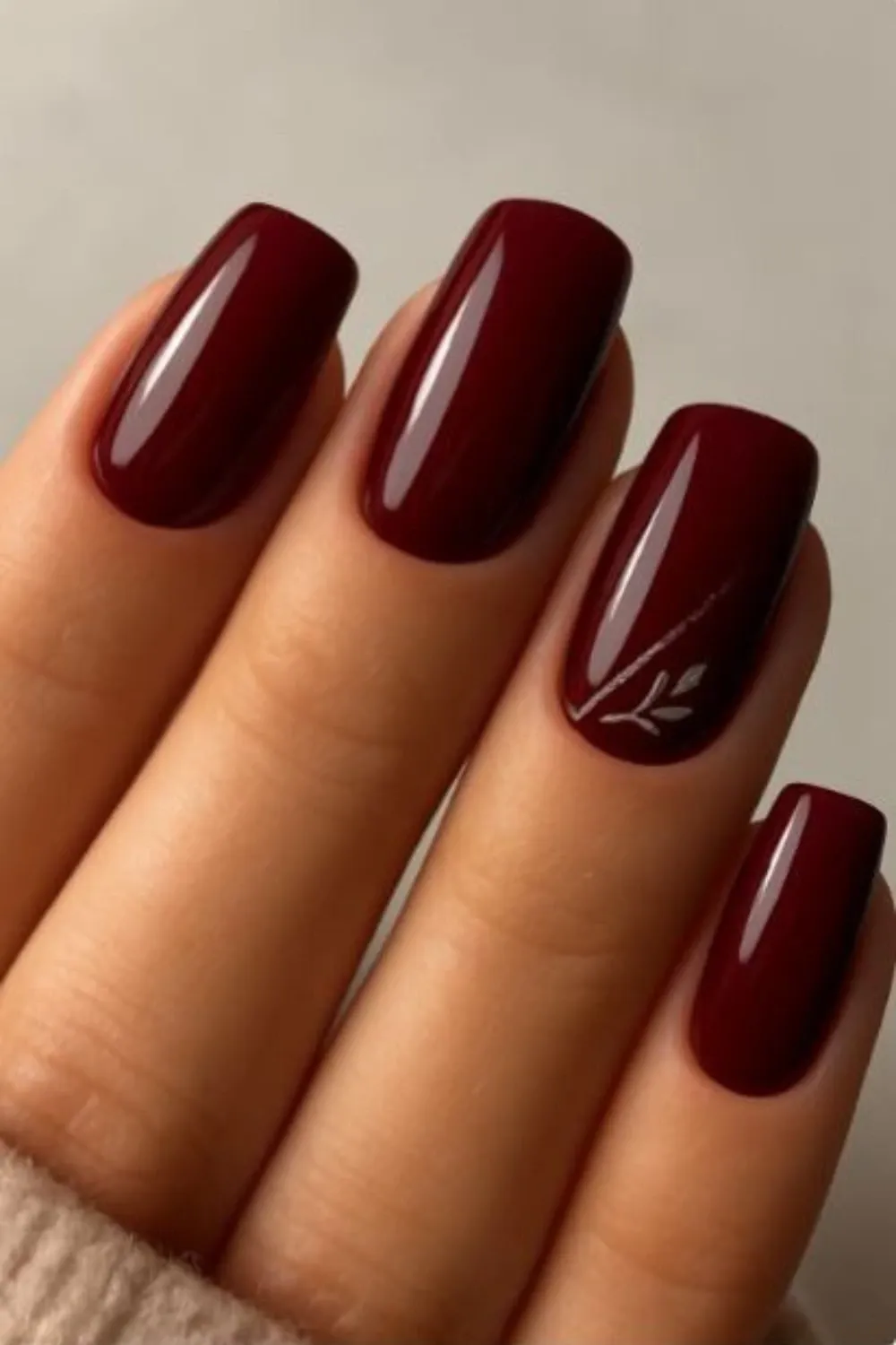 minimal fall nail ideas