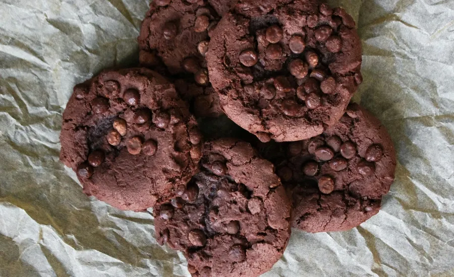 double chocolate chip cookies for national chocolate day
